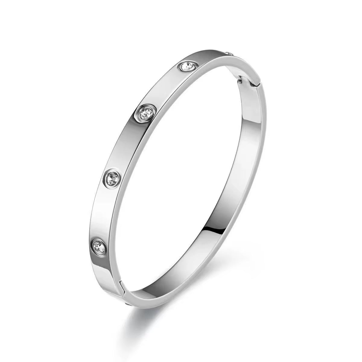Diamond Love Bangle