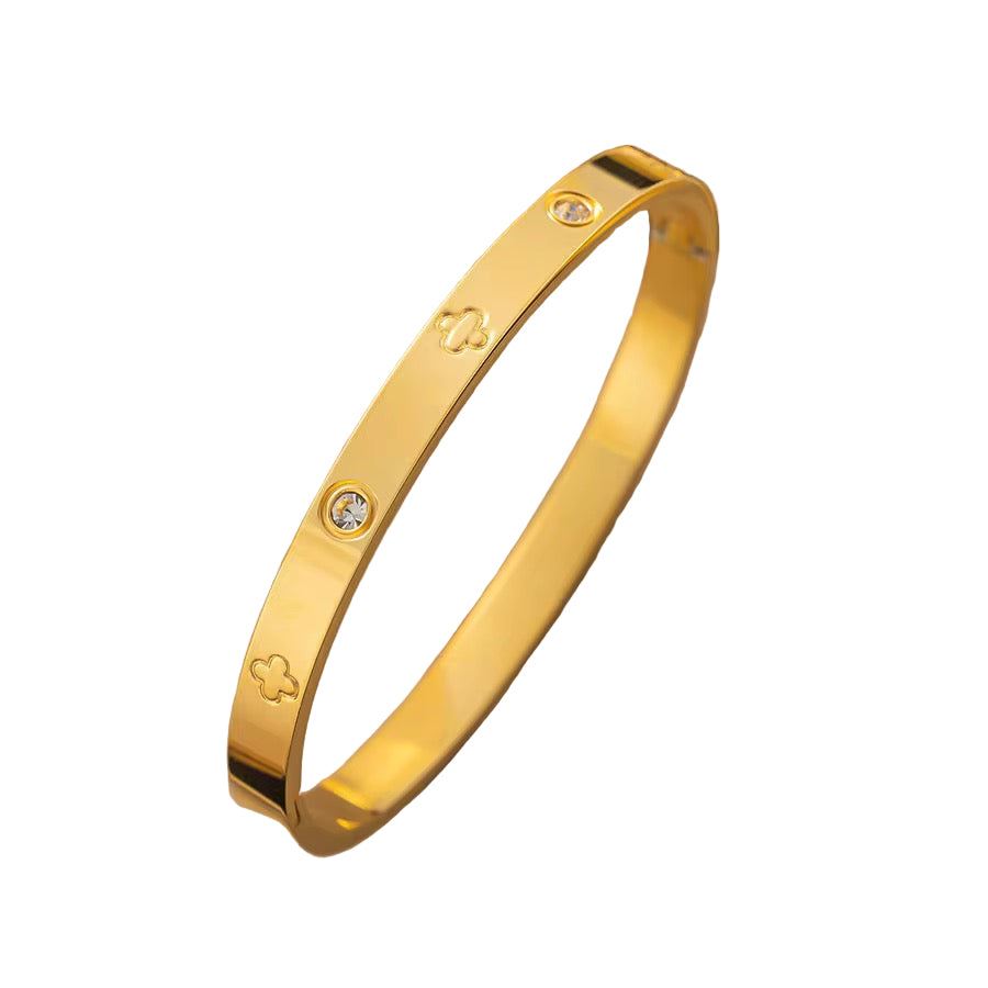Clover Shine Bangle