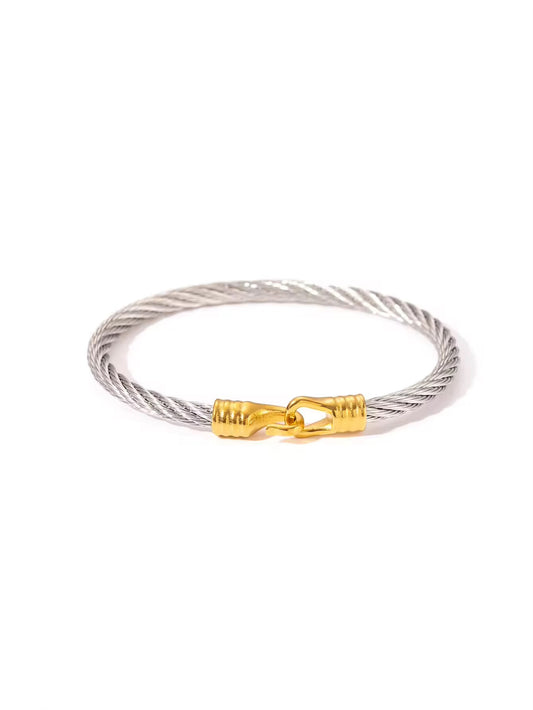 Cable Clasp Bracelet