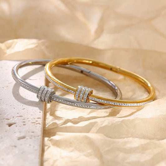 Orbit Pavé Bangle