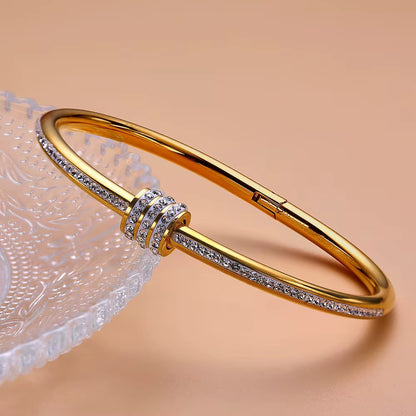 Orbit Pavé Bangle