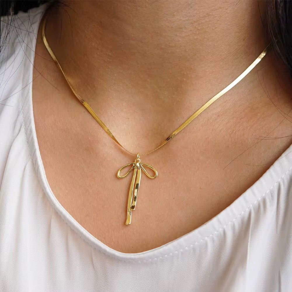 Coquette Bow Necklace