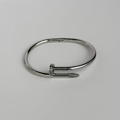 Pavé Nail Twist Bangle