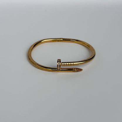 Pavé Nail Twist Bangle