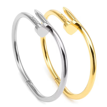 Icon Nail Twist Bangle