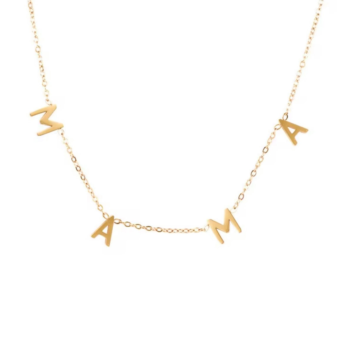 The Letter MAMA Necklace