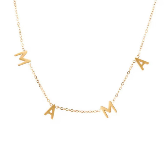 The Letter MAMA Necklace