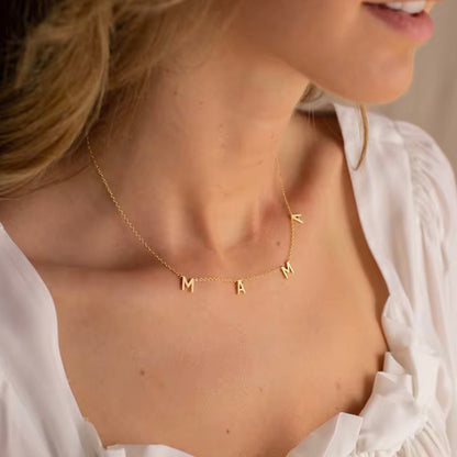 The Letter MAMA Necklace