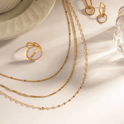 The Layered Gold Chain Set