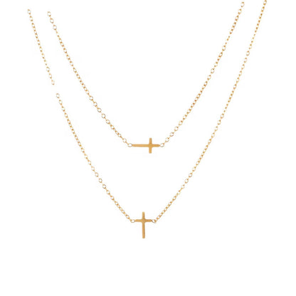 The Mini Cross Necklace